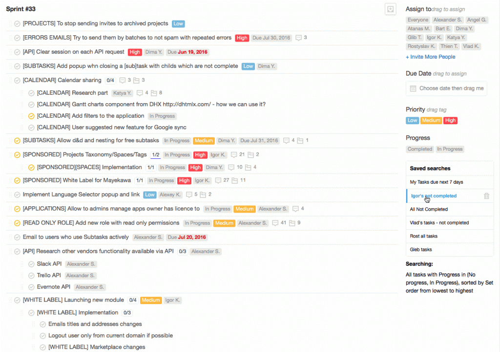 Subtasks Filtering Freedcamp Blog Freedcamp Blog