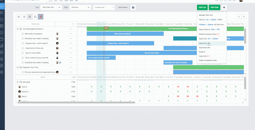 Resource View In Freedcamp Gantt Freedcamp Blog Freedcamp Blog