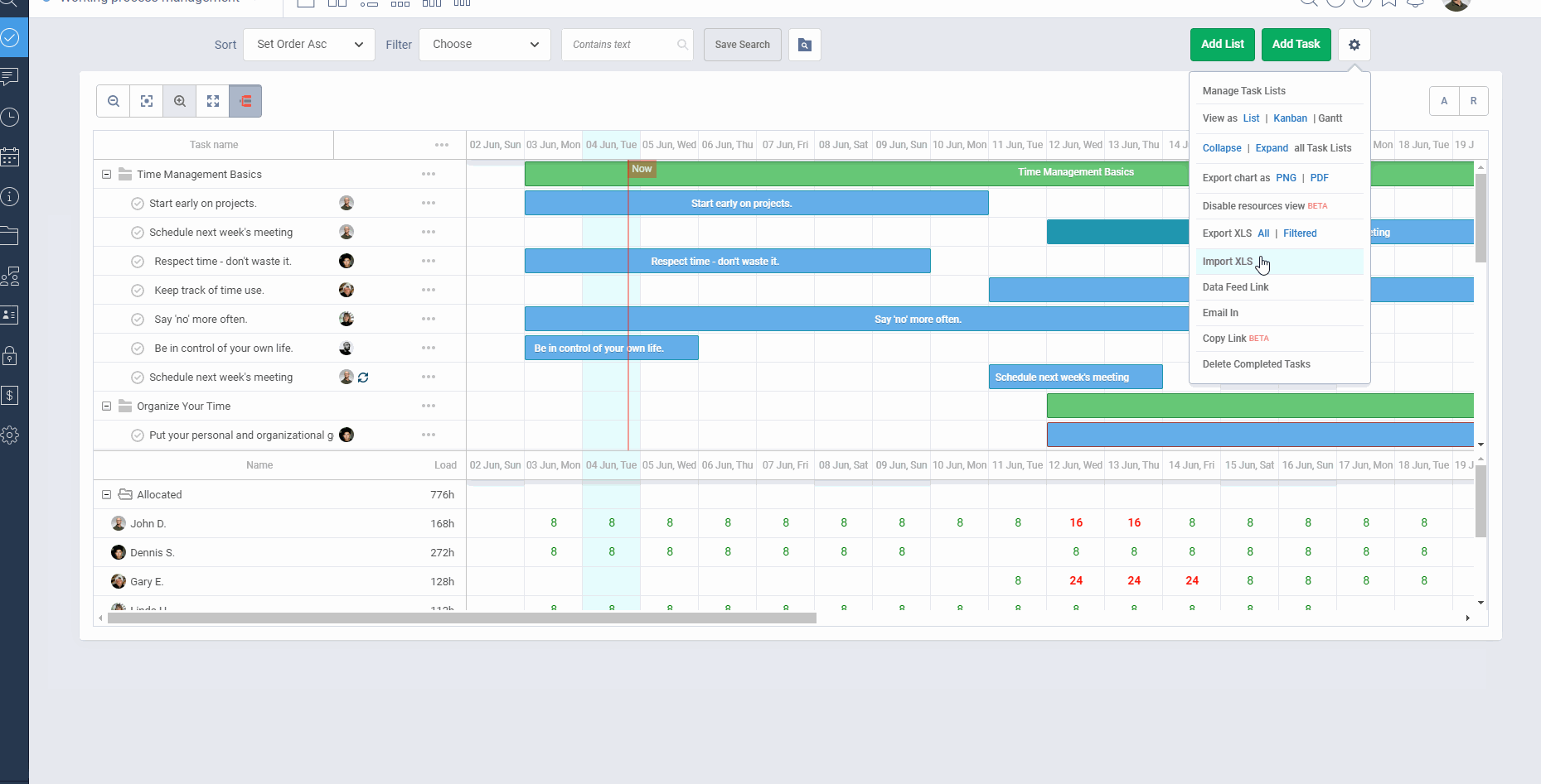 Plan Your Team's Workload with the New Resource View - Freedcamp Blog Freedcamp Blog