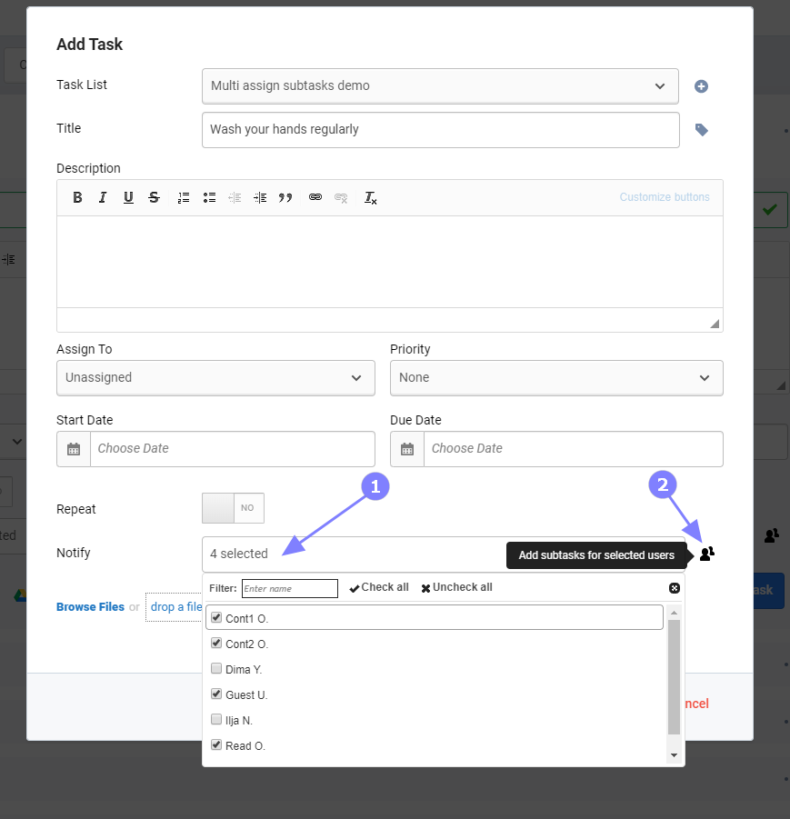 Assigning Tasks To Multiple People The Easy Way Freedcamp Blog Freedcamp Blog