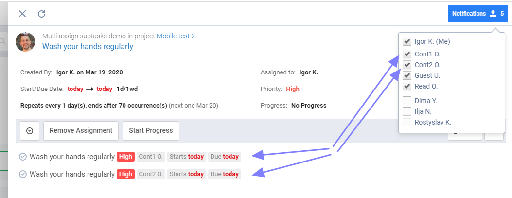 Assigning Tasks To Multiple People The Easy Way Freedcamp Blog Freedcamp Blog